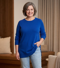 Load image into Gallery viewer, Plus-Size Cashmere Tunic Sweater #15-006