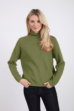 Load image into Gallery viewer, Pima Cotton Shaker Funnel Neck #71355