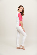 Load image into Gallery viewer, Bamboo Cashmere Jewel Neck W/ Button Up Back #153804