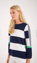 Load image into Gallery viewer, Pima Cotton Crew Color Block #183315