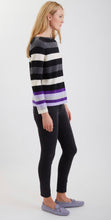 Load image into Gallery viewer, Cashmere Multi-color Stripe Sweater #191124