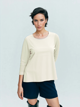 Load image into Gallery viewer, Pima Cotton Crew Neck Waffle-knit Tee #14337
