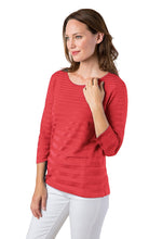 Load image into Gallery viewer, Variegated Stripe Silk Top #144425
