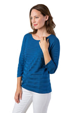 Load image into Gallery viewer, Variegated Stripe Silk Top #144425
