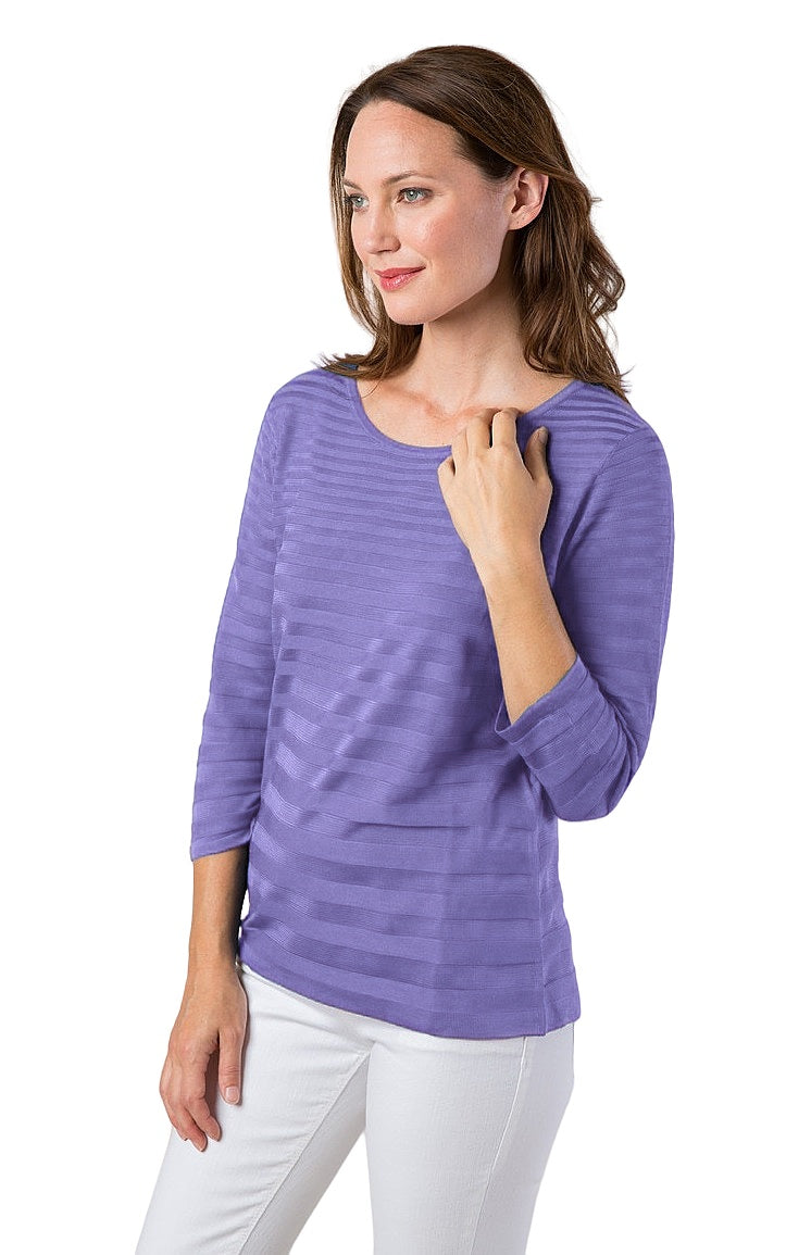 Variegated Stripe Silk Top #144425