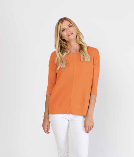 Mix Stitch Boxy Pullover #174315