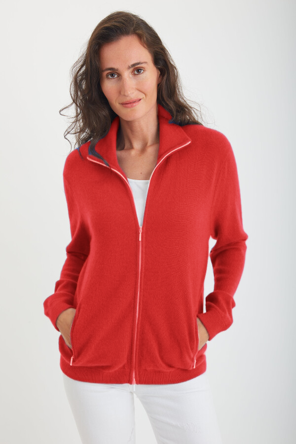 Cashmere Zip Jacket #193123
