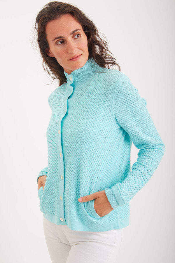 Pique Fabric Cardigan #193302 – Belfordsamples