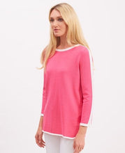Load image into Gallery viewer, Pima Cotton Contrast Mesh Pullover Bracelet Sleeves #194329
