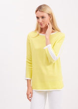 Load image into Gallery viewer, Pima Cotton Contrast Mesh Pullover Bracelet Sleeves #194329
