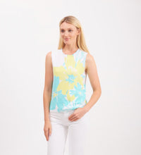 Load image into Gallery viewer, Pima Cotton Floral Print Tank #194350
