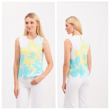 Load image into Gallery viewer, Pima Cotton Floral Print Tank #194350
