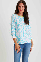 Load image into Gallery viewer, Pima Cotton Artwork Print Crew Neck #204322
