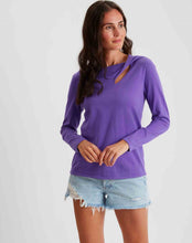 Load image into Gallery viewer, Pima Cotton Twisted Slit Neck #204331

