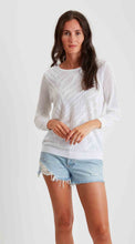 Load image into Gallery viewer, Pima Cotton Zebra Textured Crew Neck #204338
