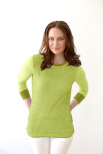 Load image into Gallery viewer, Pima Cotton Grid Rib Crew Neck #33368
