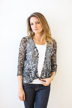 Load image into Gallery viewer, Paisley Print Lacey Cardigan #34274
