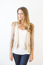 Load image into Gallery viewer, Paisley Print Lacey Cardigan #34274
