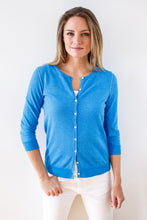 Load image into Gallery viewer, Pima Cotton Plaited Cardigan #34383
