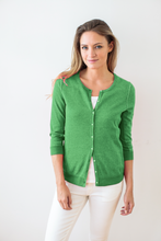 Load image into Gallery viewer, Pima Cotton Plaited Cardigan #34383
