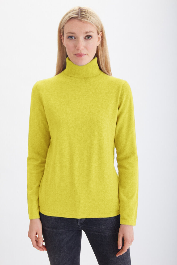 Pima Cotton Long Sleeve Turtle Neck #71353