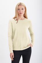 Load image into Gallery viewer, Pima Cotton Shaker Crew Neck #71354B

