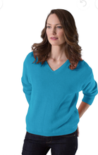 Load image into Gallery viewer, Pima Cotton Shaker V Neck #74394
