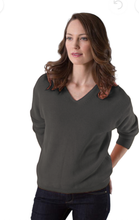 Load image into Gallery viewer, Pima Cotton Shaker V Neck #74394
