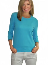 Load image into Gallery viewer, Pima Cotton Crew Neck 3/4 Sleeve #83390
