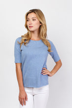 Load image into Gallery viewer, Elbow Sleeve Crew Neck #04353
