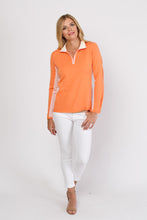 Load image into Gallery viewer, Pima Cotton Zip Funnel Neck #174318
