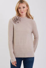 Load image into Gallery viewer, Cashmere Link Stitch Mock Neck #191128
