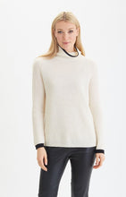 Load image into Gallery viewer, Funnel Neck Waffle Stitch Cashmere #201138
