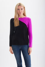 Load image into Gallery viewer, Intarsia Crew Neck Cashmere #201141
