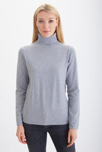 Load image into Gallery viewer, Pima Cotton Long Sleeve Turtle Neck #71353
