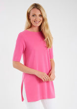 Load image into Gallery viewer, Pima Cotton Half Milano Tunic Above Elbow Sleeve #183317
