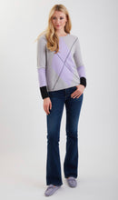 Load image into Gallery viewer, Cashmere Diamond Intarsia Crew Neck Sweater #191102
