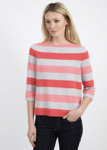 Load image into Gallery viewer, Cashmere Striped Boatneck #181123

