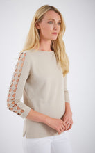 Load image into Gallery viewer, Half Milano Boatneck Open Hole Sleeve #183326
